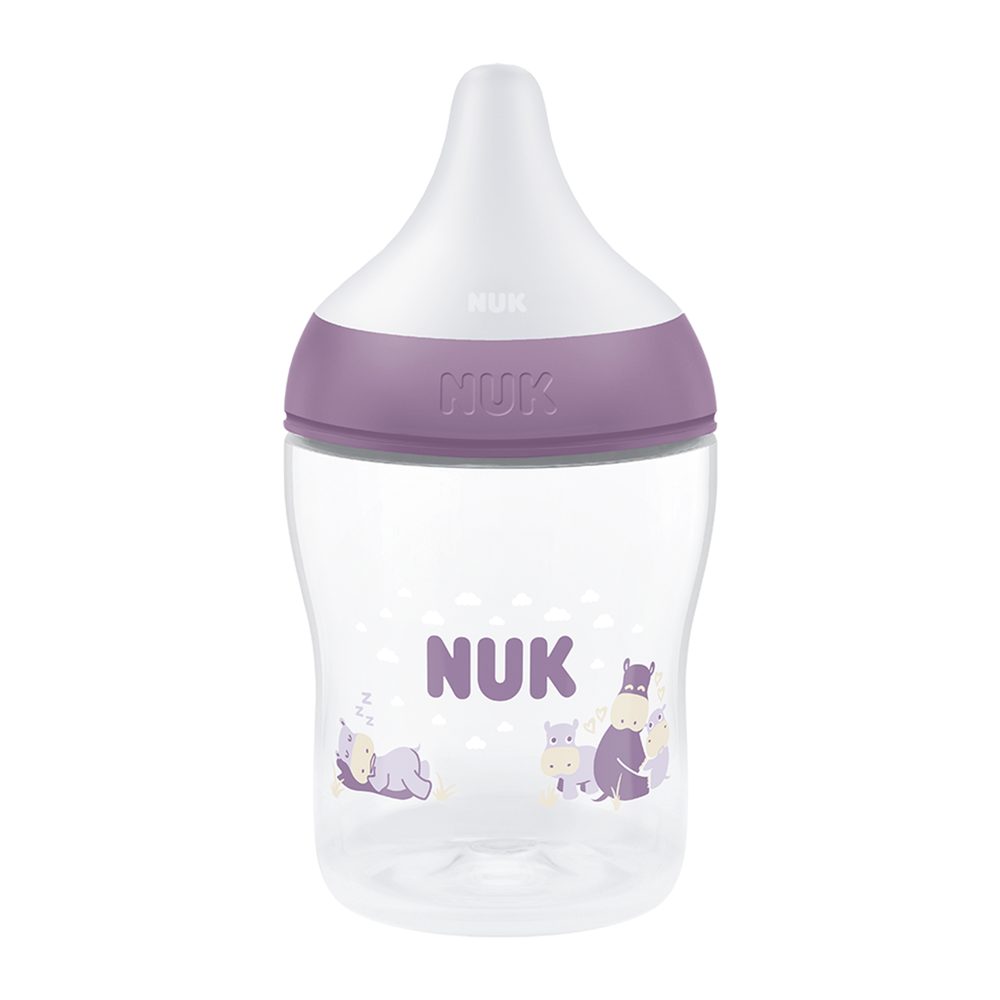 NUK Perfect Match láhev s kontrolou teploty HIPPO 150 ml