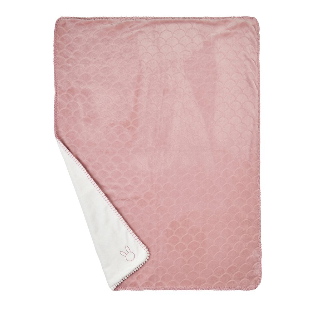 NATTOU Deka Lapidou old pink/white 75x100 cm - NATTOU Deka Lapidou old pink/white 75x100 cm