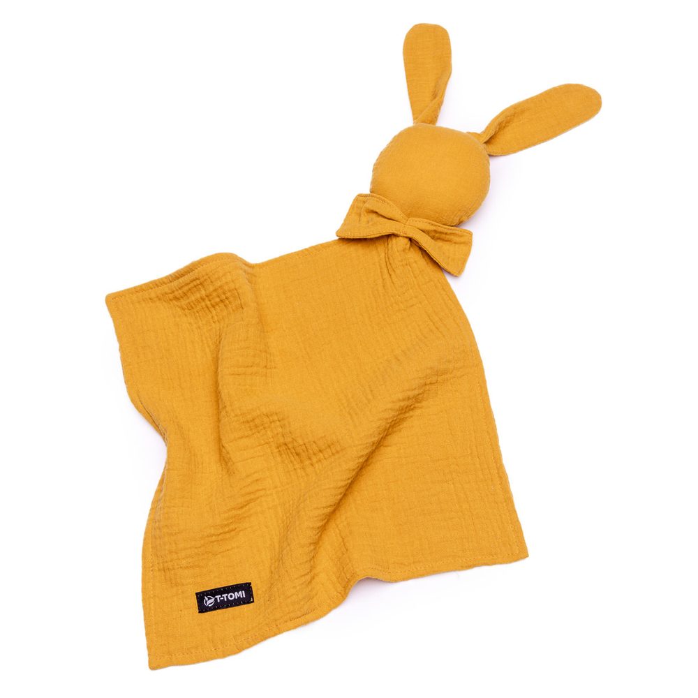 T-Tomi BIO Mušelínový usínáček - Mustard