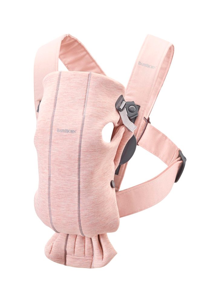 Babybjörn Nosítko MINI 3D Jersey Light pink