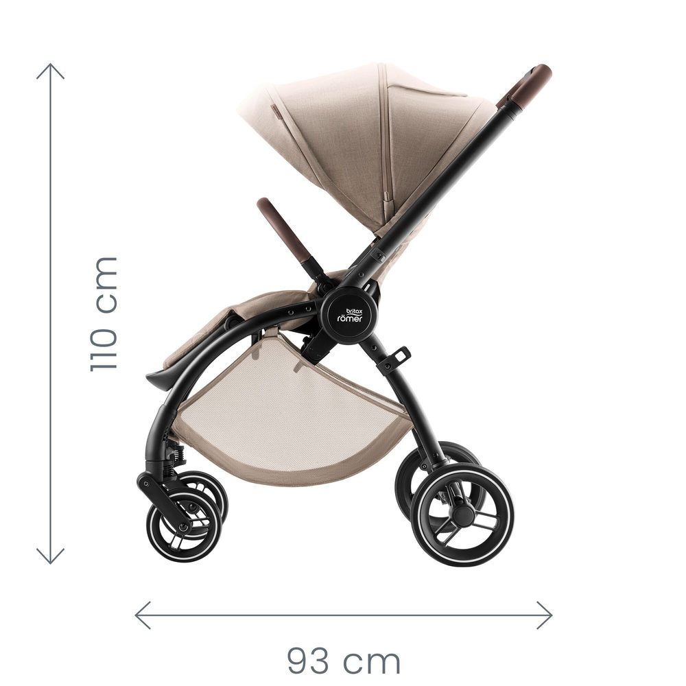 BRITAX-RÖMER kočárek Rio Lux - Soft Taupe (obrázek 4)