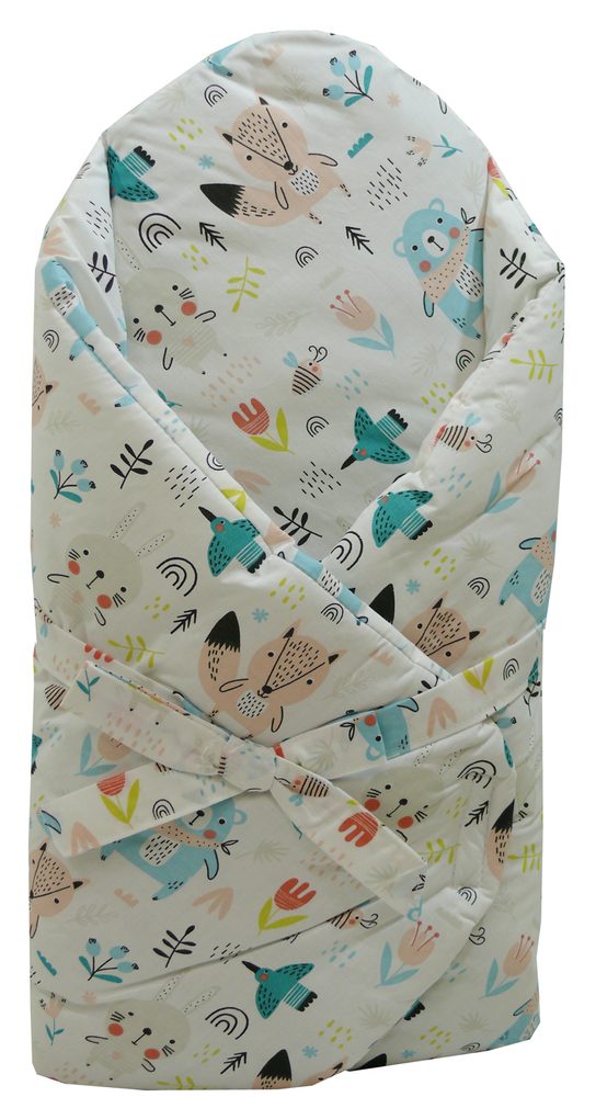 Tomi Růžek molitan tisk - zajíc šedý-růžový