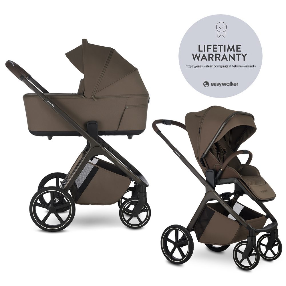 EASYWALKER Kočárek kombinovaný Zoey Go - Chestnut Brown
