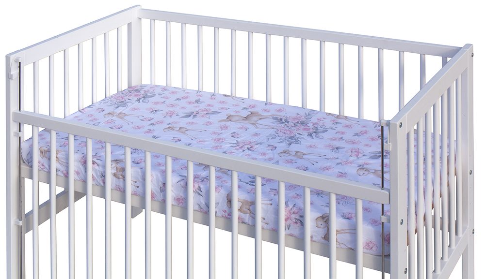 Scarlett Prostěradlo do postýlky Srneček růžová 120x60cm