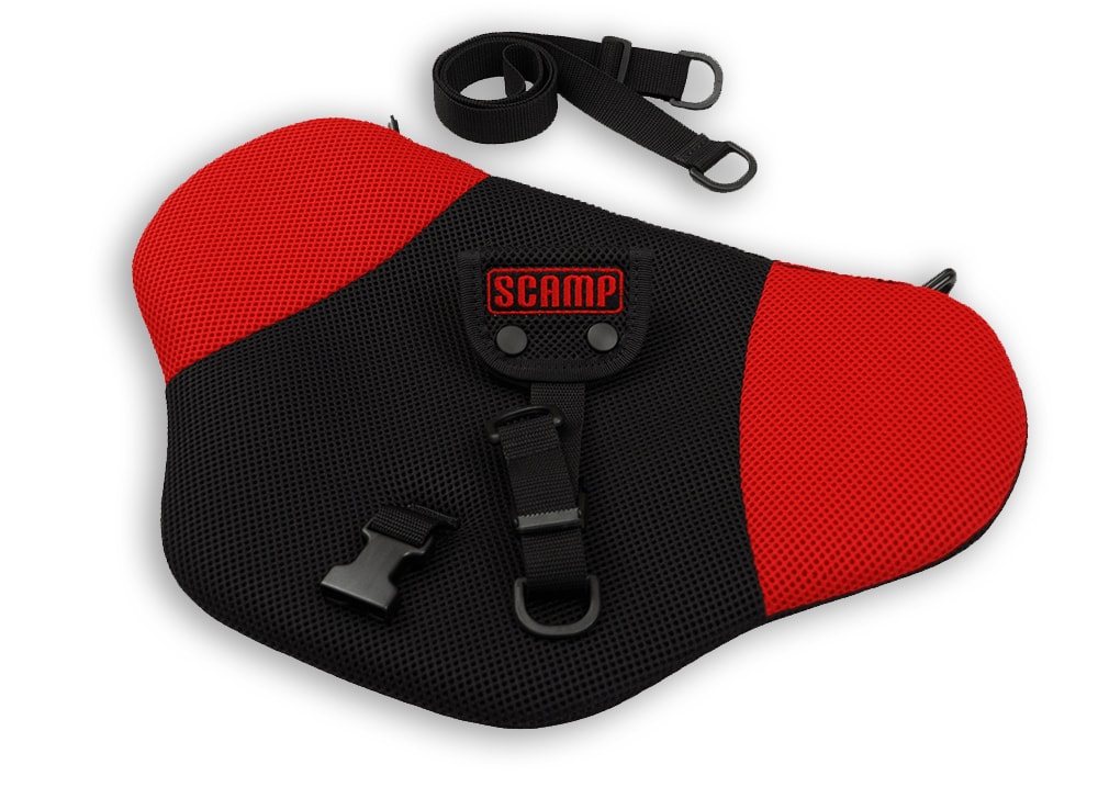 Scamp Pás Comfort ISOFIX pro těhotné, červený - autosedačky