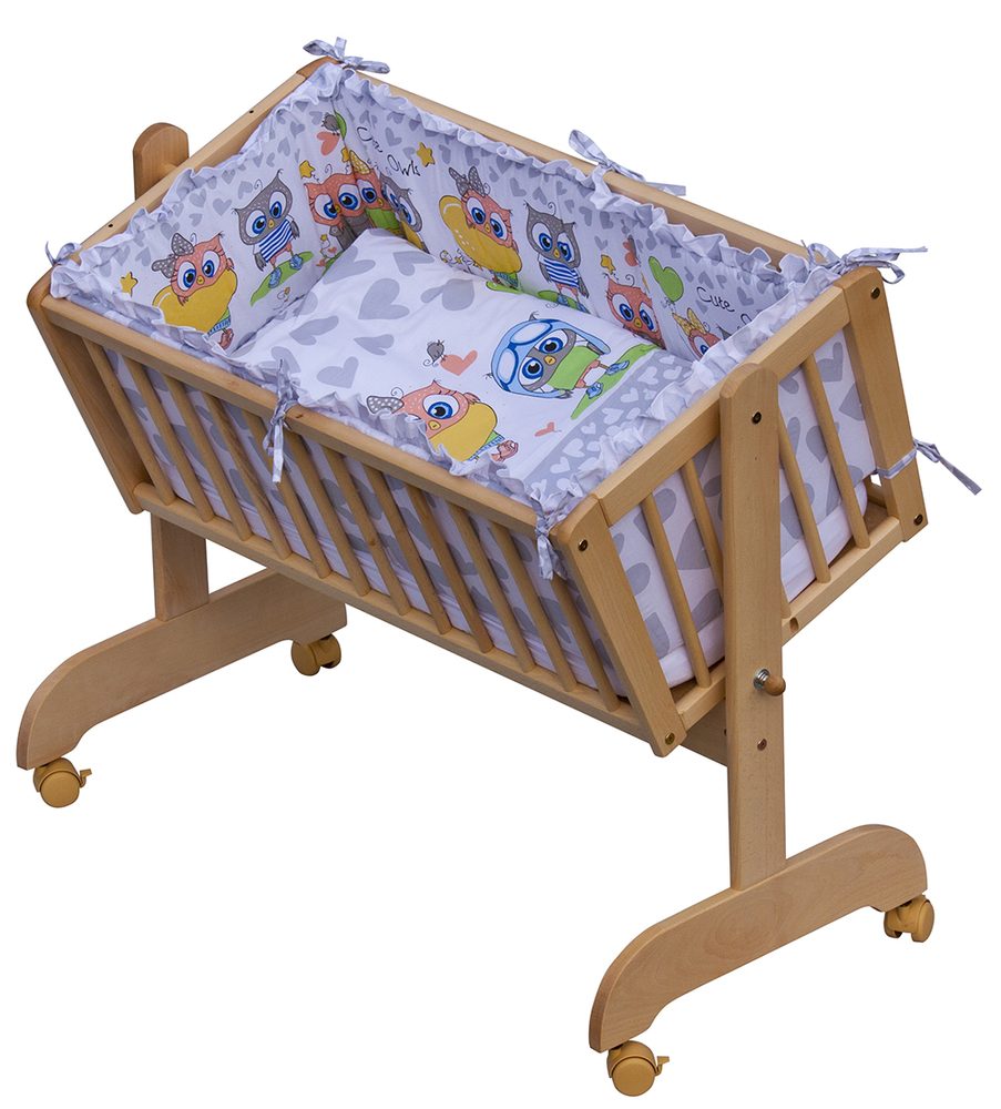 Scarlett Souprava do kolébky Scarlett Kulíšek šedá