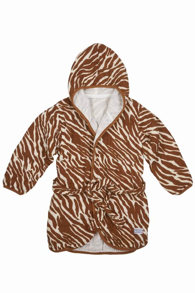 Meyco Mušelínový župánek - Zebra camel