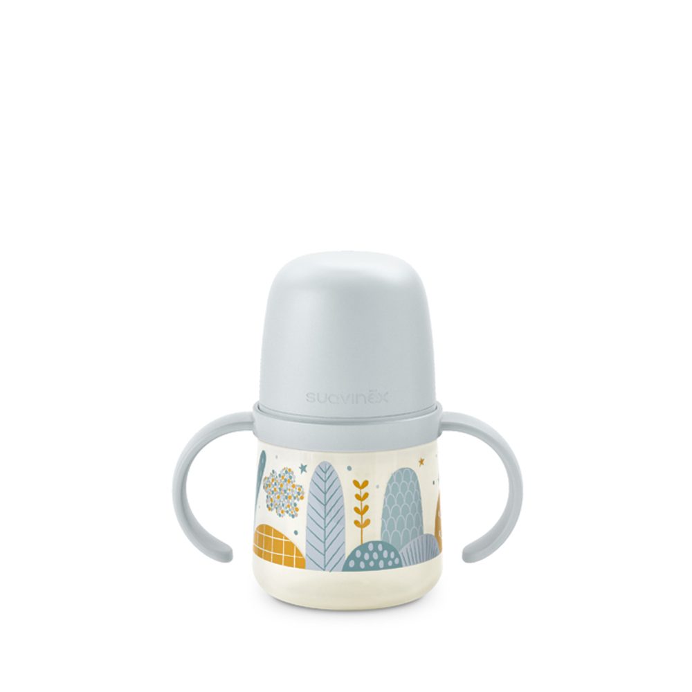 Suavinex PRVNÍ láhev s oušky DREAMS 150ml - MODRÁ