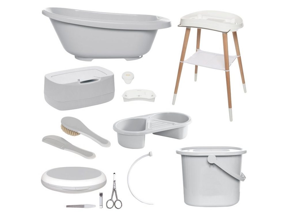 Bebe-Jou Digitální koupací sada Sense Plus 8-dílná Light Grey