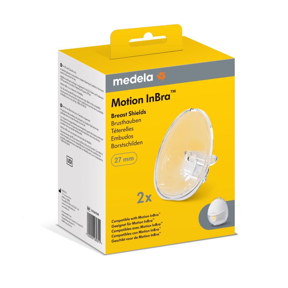 Medela 2x Prsní nástavec Motion InBra™ - L (27 mm)