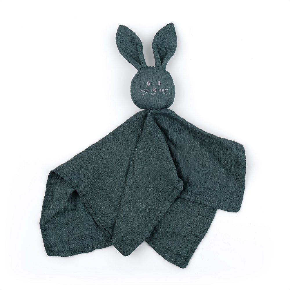 PETITE&MARS Mazlíček bambusový mušelinový Hugo 0m+ - Misty Green
