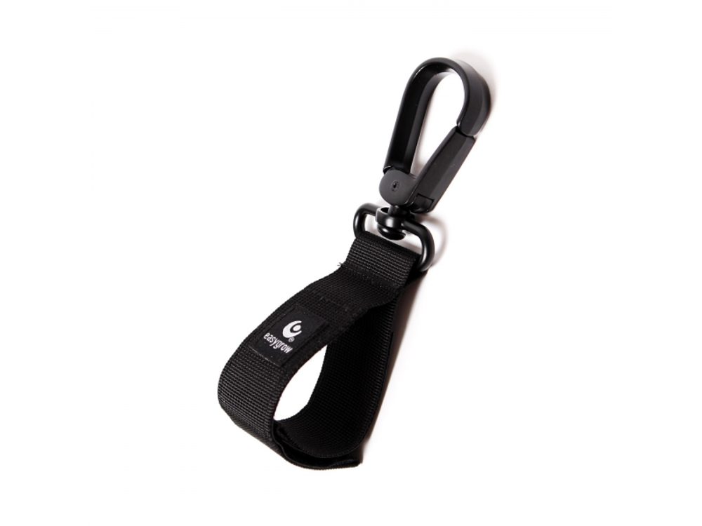 EasyGrow Úchyt velký pro zavěšení tašky na kočárek Black