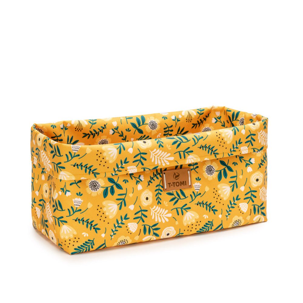 T-tomi Long Baggie Mustard flowers