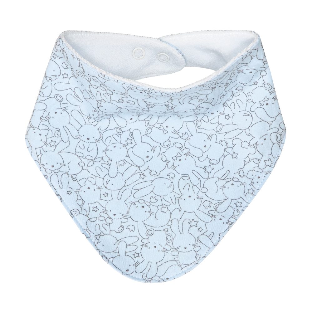 ESITO Bavlněný slintáček pro miminko Zája Soft blue