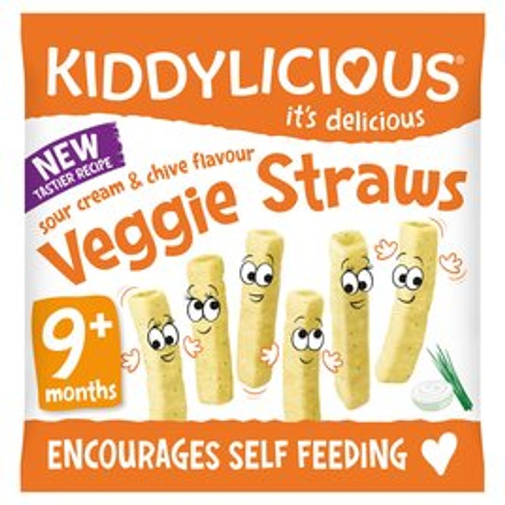 Kiddylicious tyčinky - zakys. smetana s pažitkou (12g) 9m+