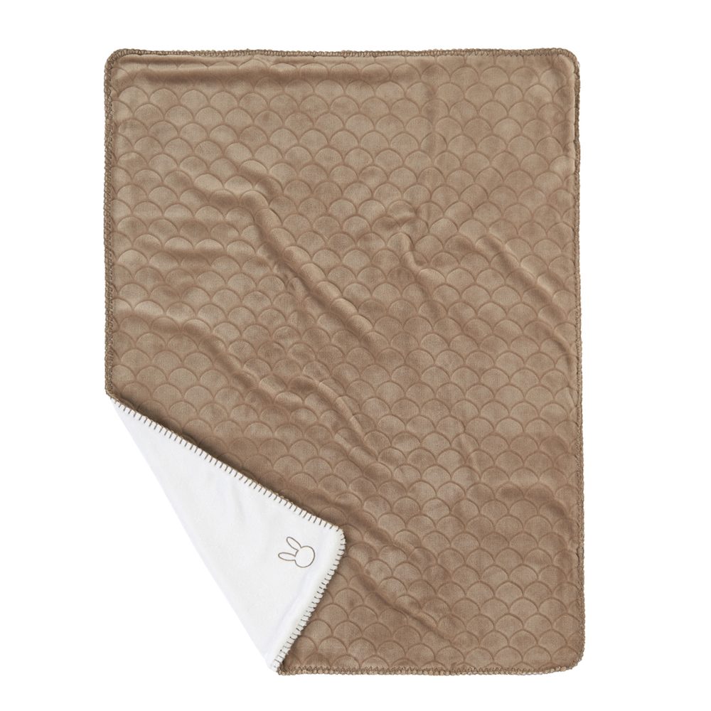 NATTOU Deka Lapidou old pink/white 75x100 cm - NATTOU Deka Lapidou mocha/white 75x100 cm