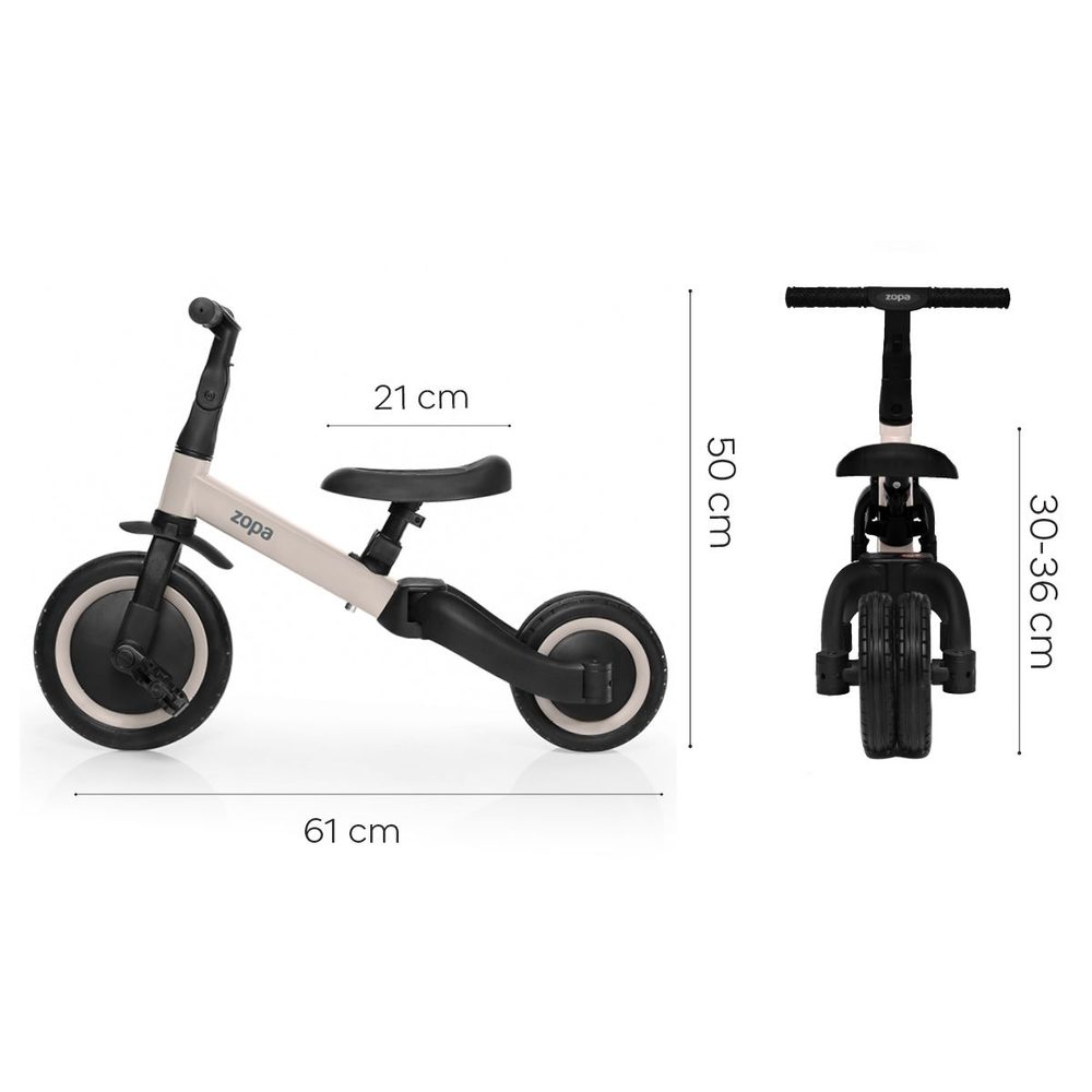 ZOPA Tříkolka Easy - Boss Grey (obrázek 6)