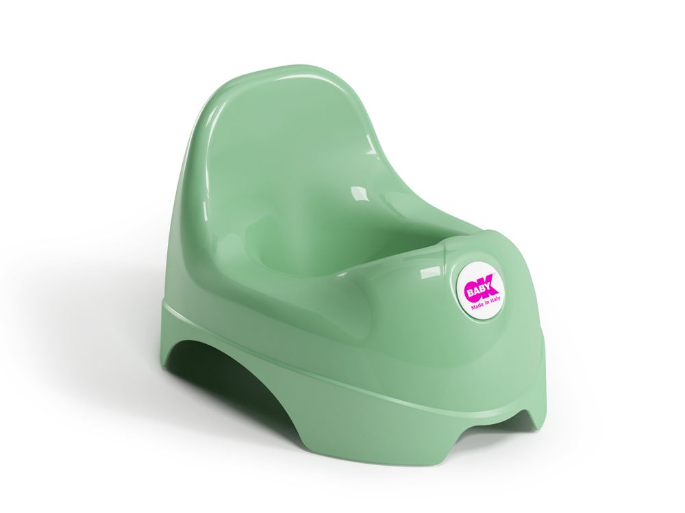 OK BABY Nočník Relax grey - OK BABY Nočník Relax mint