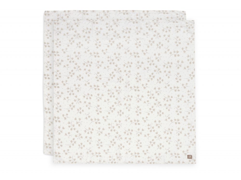 Jollein Pleny zavinovací 2ks 115x115 cm Leafy Dreams