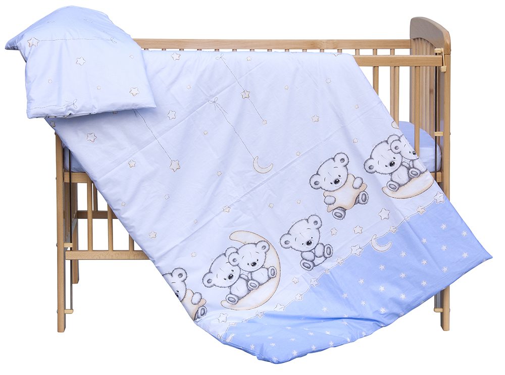 Scarlett Souprava do postýlky 2-dílná Toro modrá 90x120cm