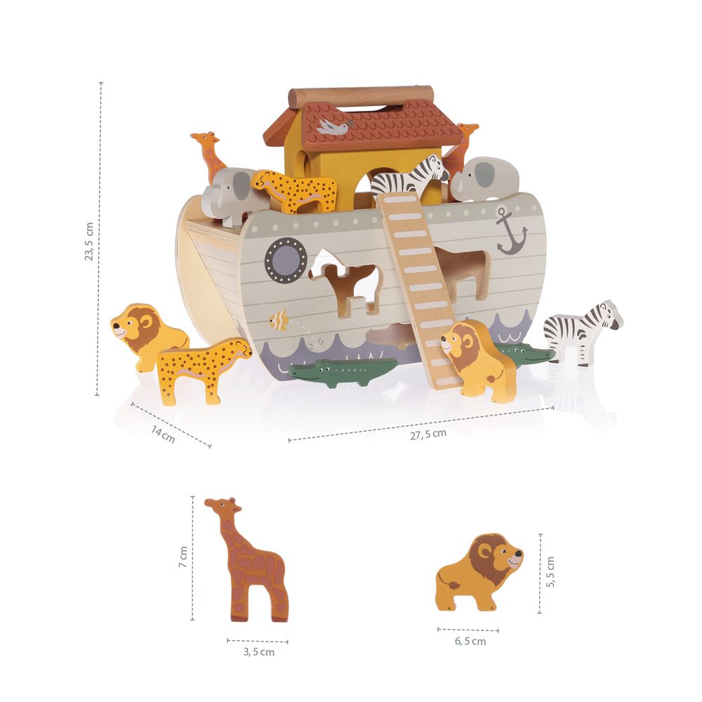 Zopa Dřevěná vkládačka archa