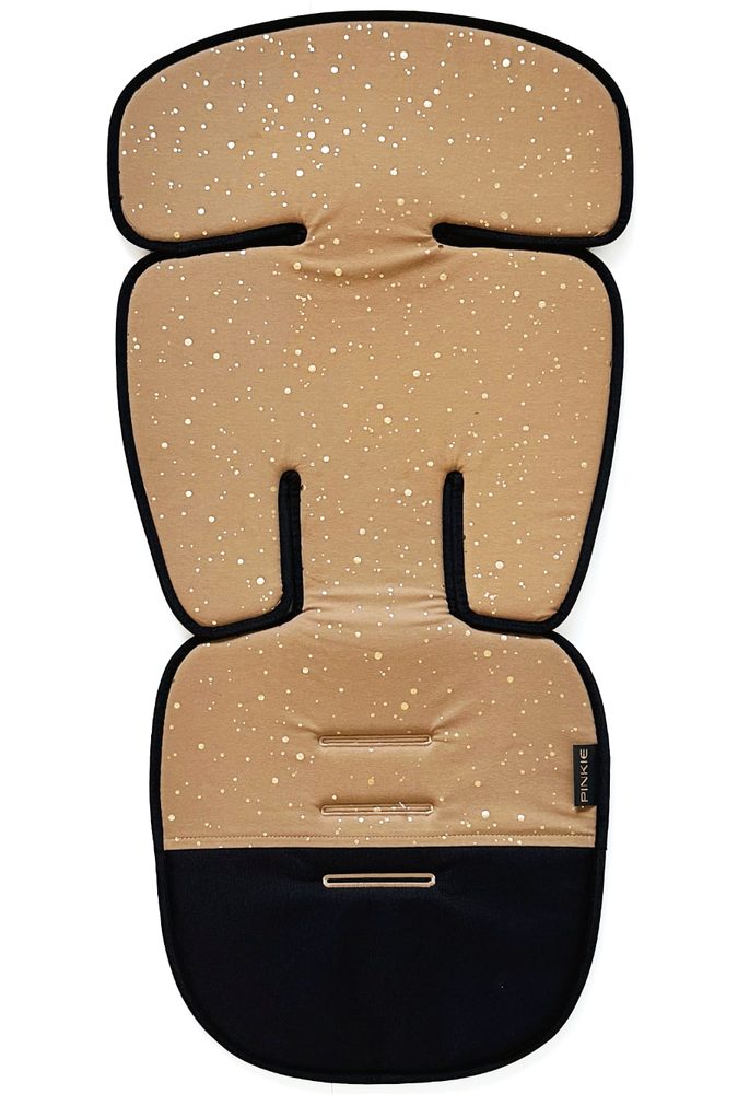 PINKIE podložka do kočárku Shine Gold Camel
