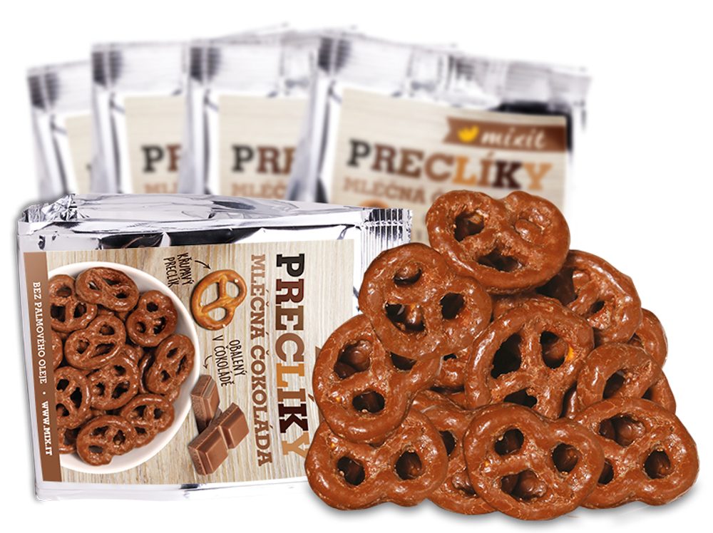 Mixit Preclíky do kapsy - Mléčná čokoláda (70g)