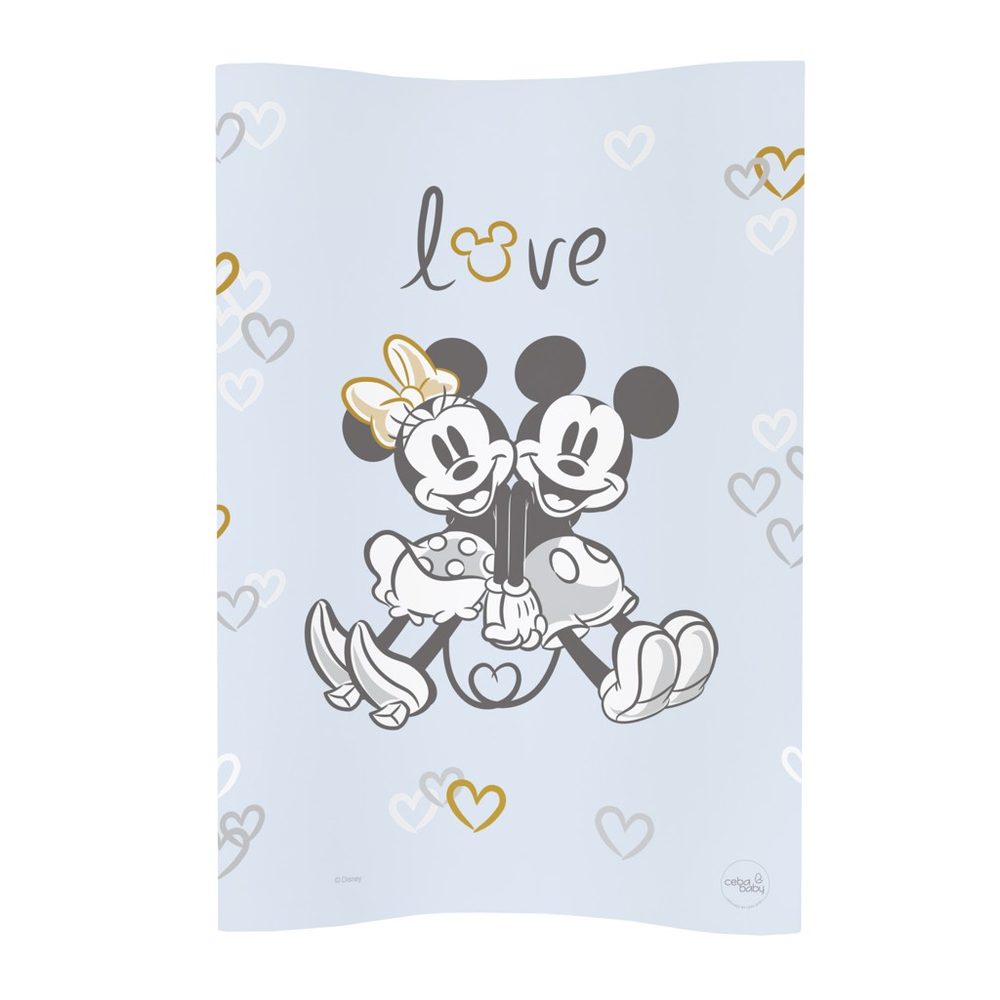 CEBA Podložka přebalovací měkká COSY (50x70) Disney Minnie & Mickey Blue - CEBA Podložka přebalovací měkká COSY (50x70) Disney Minnie & Mickey Blue