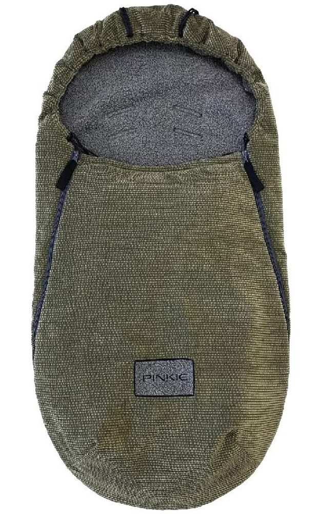 Pinkie fusak Fur Teddy Green slabší - dírky k prostřižení a provlečení