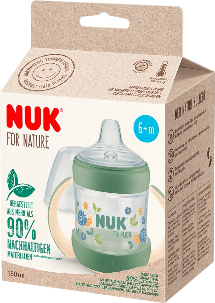 NUK Láhev na učení For Nature TC 150ml