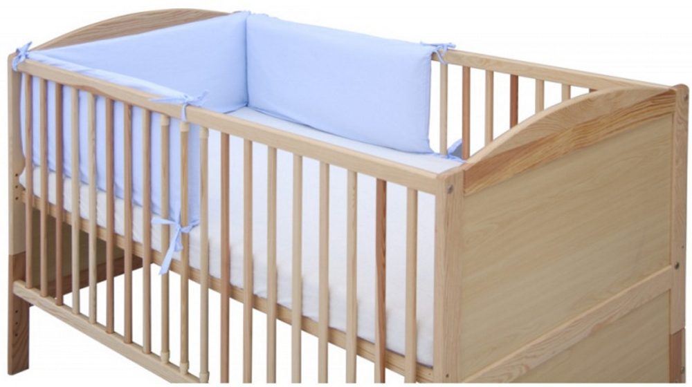 Scarlett Ochranný límec do postýlky 4dílný Oto- modrý