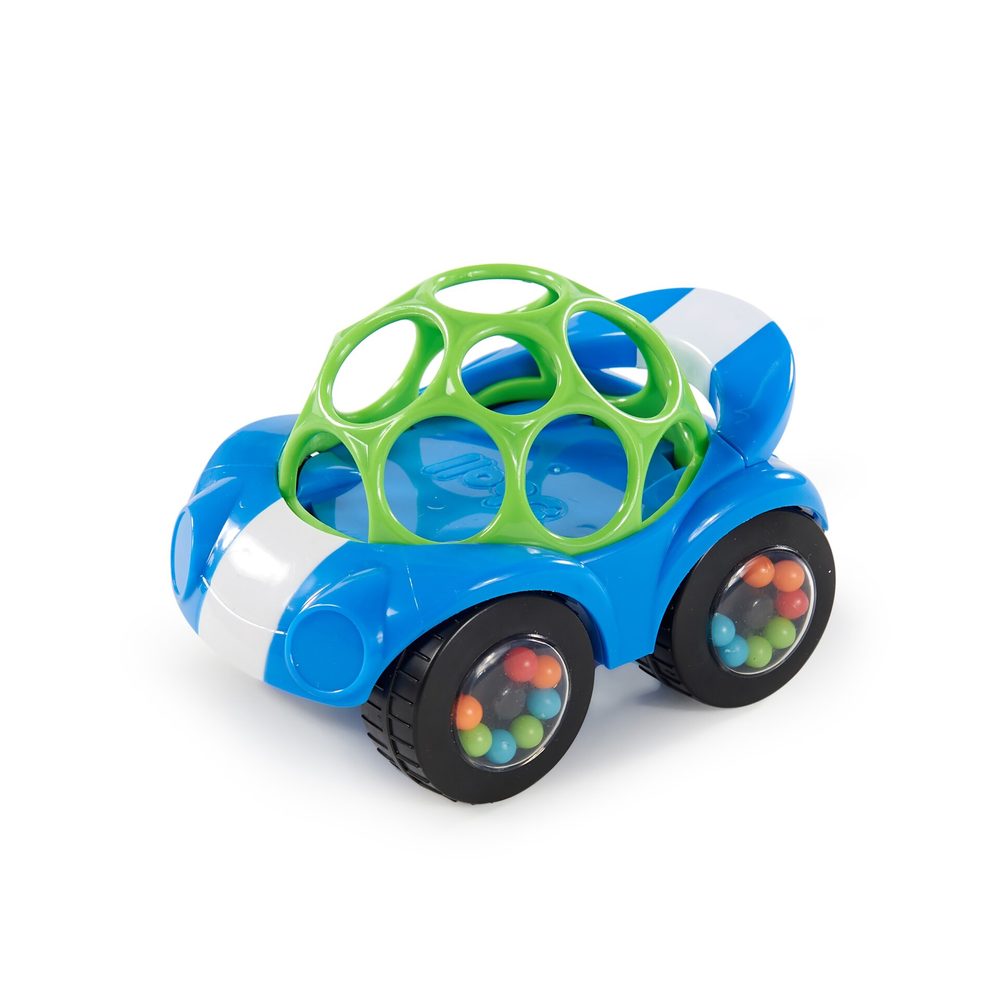 Bright Starts Hračka autíčko Oball Rattle & Roll™ (3 m+) - modrá