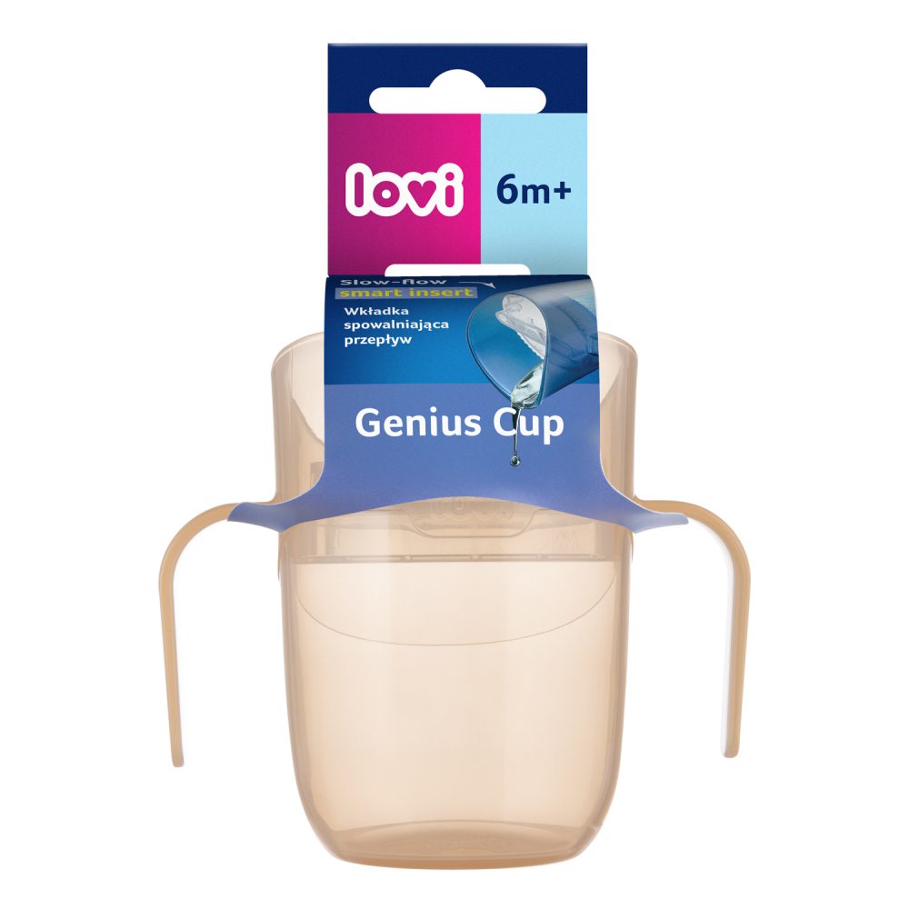 LOVI Hrneček tréninkový GENIUS 150ml Nude (obrázek 9)