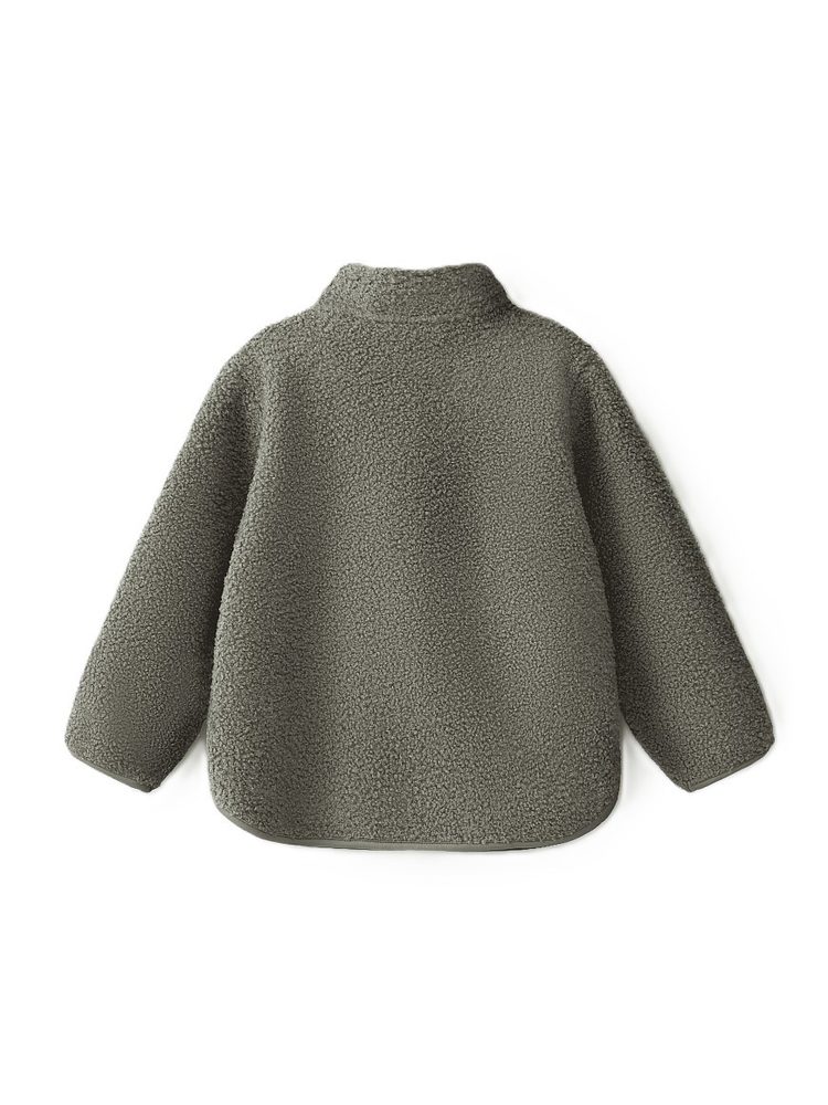 LEOKID Fleecová bunda Theo Vetiver Green vel. 104 (obrázek 3)