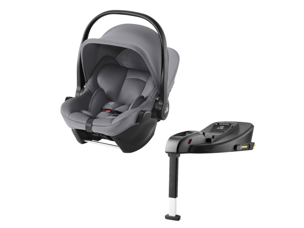 Autosedačka set Britax Römer Baby-Safe Core + základna, šedá Frost Grey