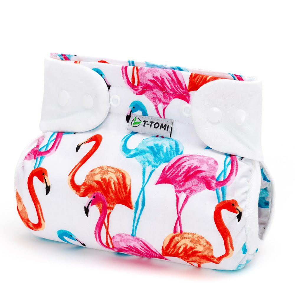 T-Tomi Ortopedické abdukční kalhotky patentky - FLAMINGO (5-9KG)
