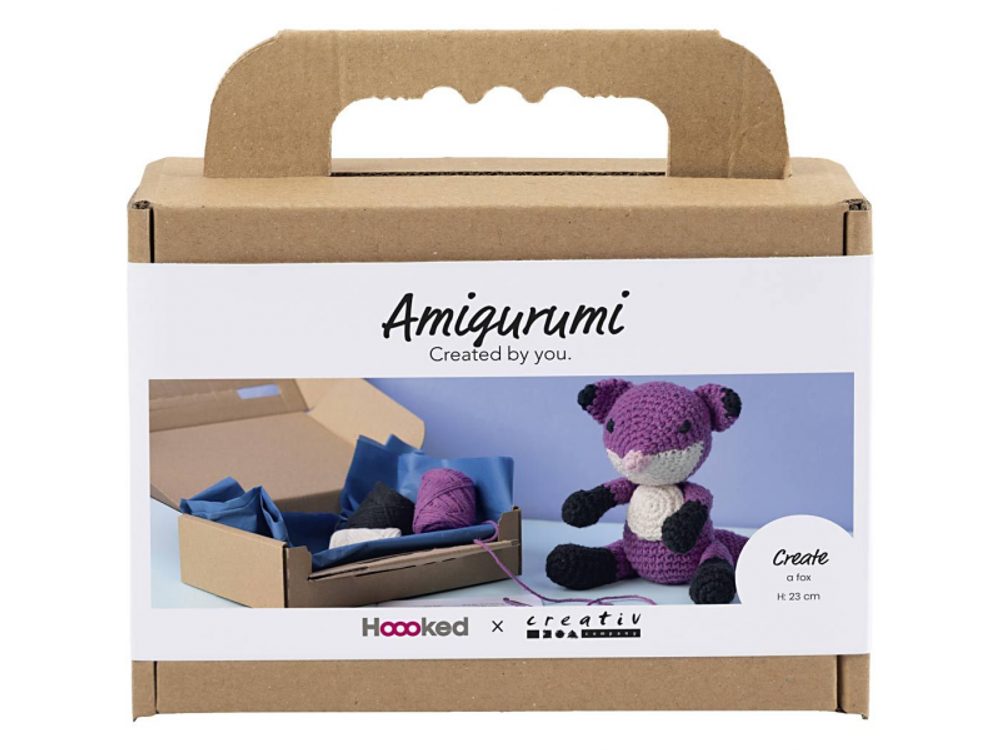 Creative Amigurumi sada háčkování - CHYTRÁ LIŠKA