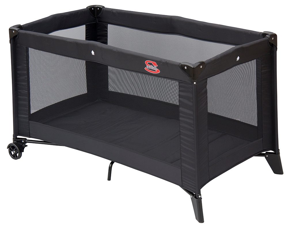 Scarlett Cestovní postýlka Piki černá