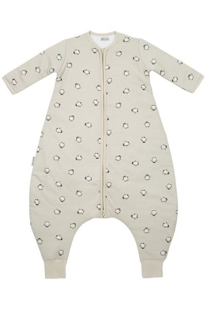 Meyco Jumper zimní s rukávy 92cm - PENGUIN soft sand