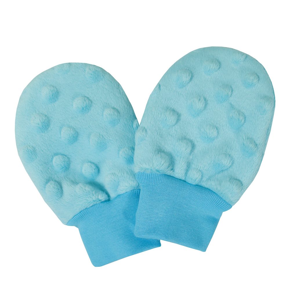 ESITO Kojenecké zimní rukavice Minky Turquoise - tyrkysová / 56 - ESITO Kojenecké zimní rukavice Minky Turquoise - tyrkysová / 56