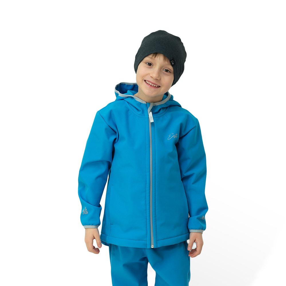 ESITO Dětská softshellová bunda DUO Turquoise - tyrkysová / 98 - ESITO Dětská softshellová bunda DUO Turquoise - tyrkysová / 134