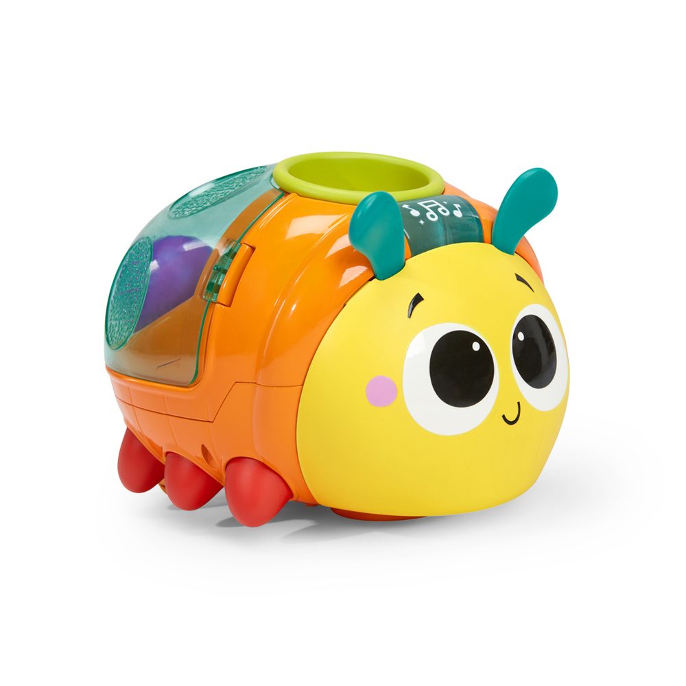 Bright Starts interaktivní hračka s míčky Spin 'n' Chase Bug pro děti od 6 měsíců
