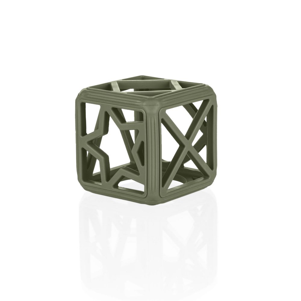 Silikonové kousátko Square – lesní zelená