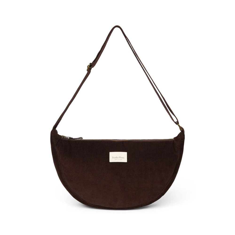 Studio Noos RIB puffy Adult FANNY kabelka Dark Brown