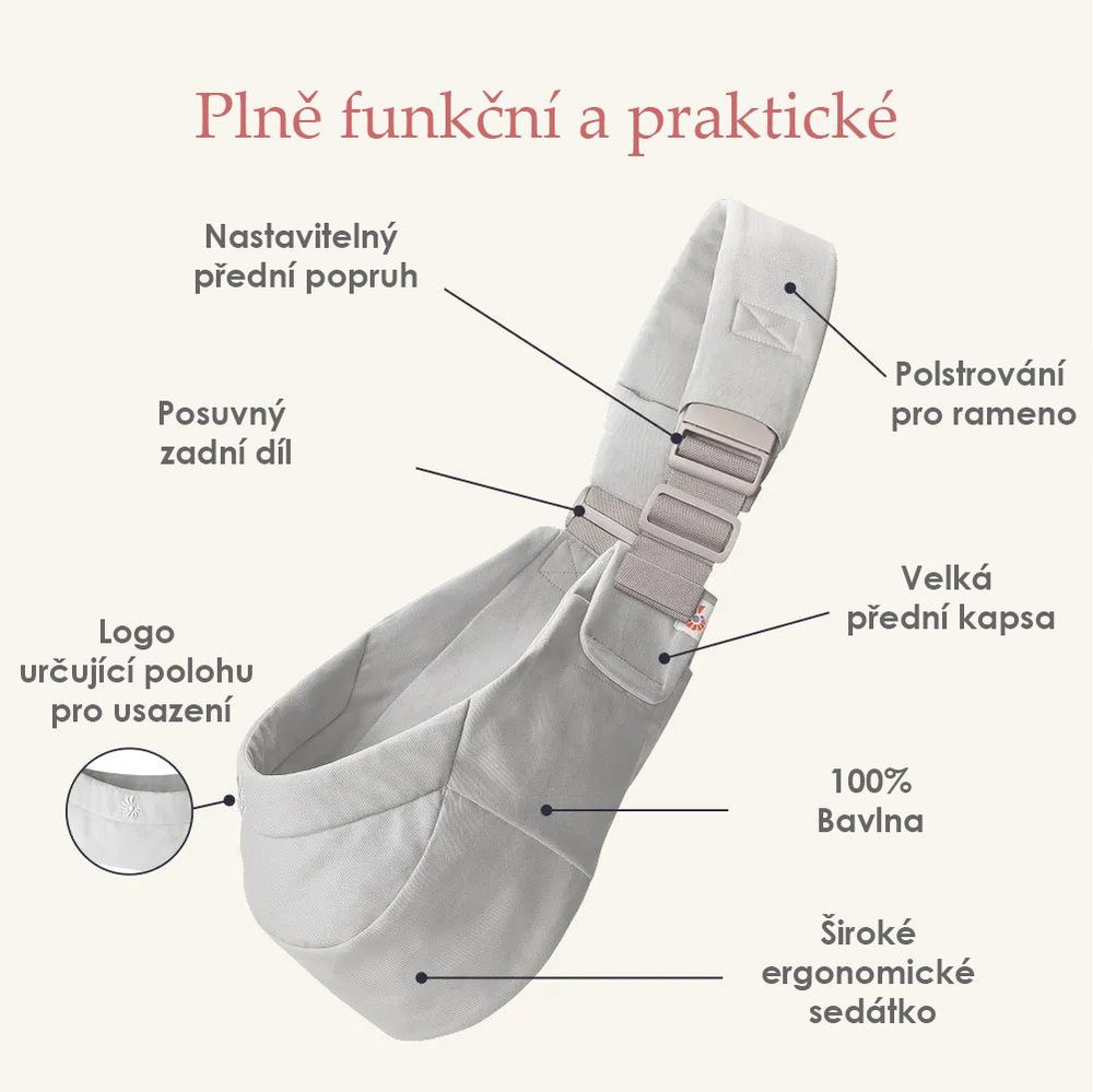 Ergobaby SLING - Upsie sling nosítko (obrázek 3)