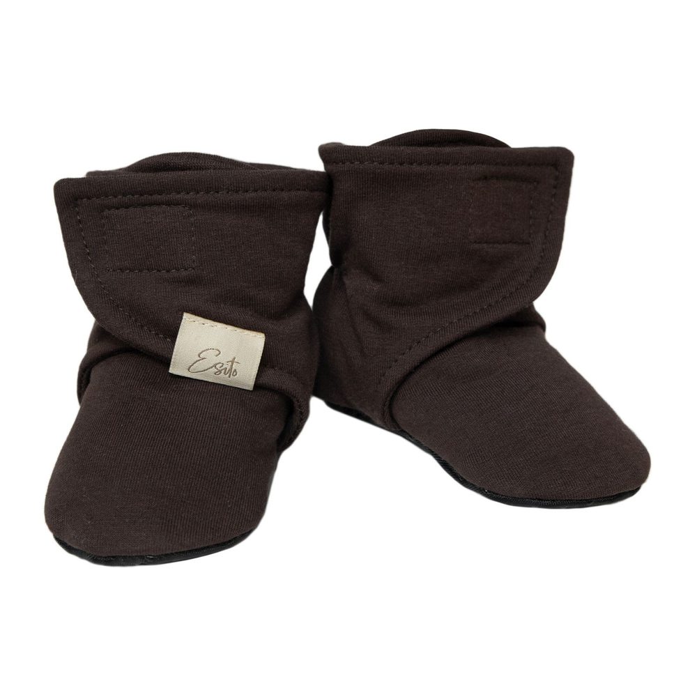 ESITO Capáčky barefoot Cotton Brown - hnědá / 2 - délka stélky: 12 cm - ESITO Capáčky barefoot Cotton Brown - hnědá / 1 - délka stélky: 11 cm