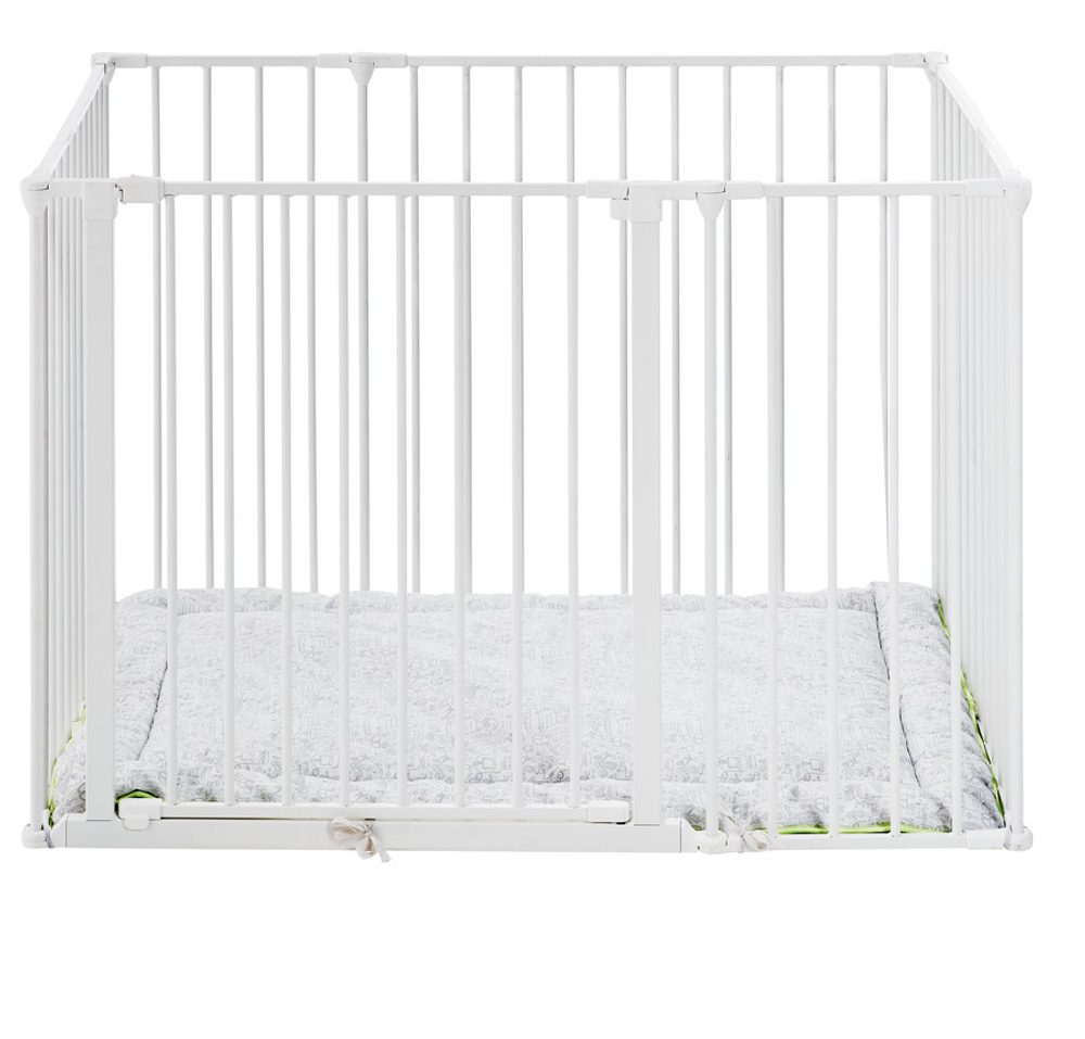 BabyDan Dětská ohrádka Babydan Square playpen bílá+matrace