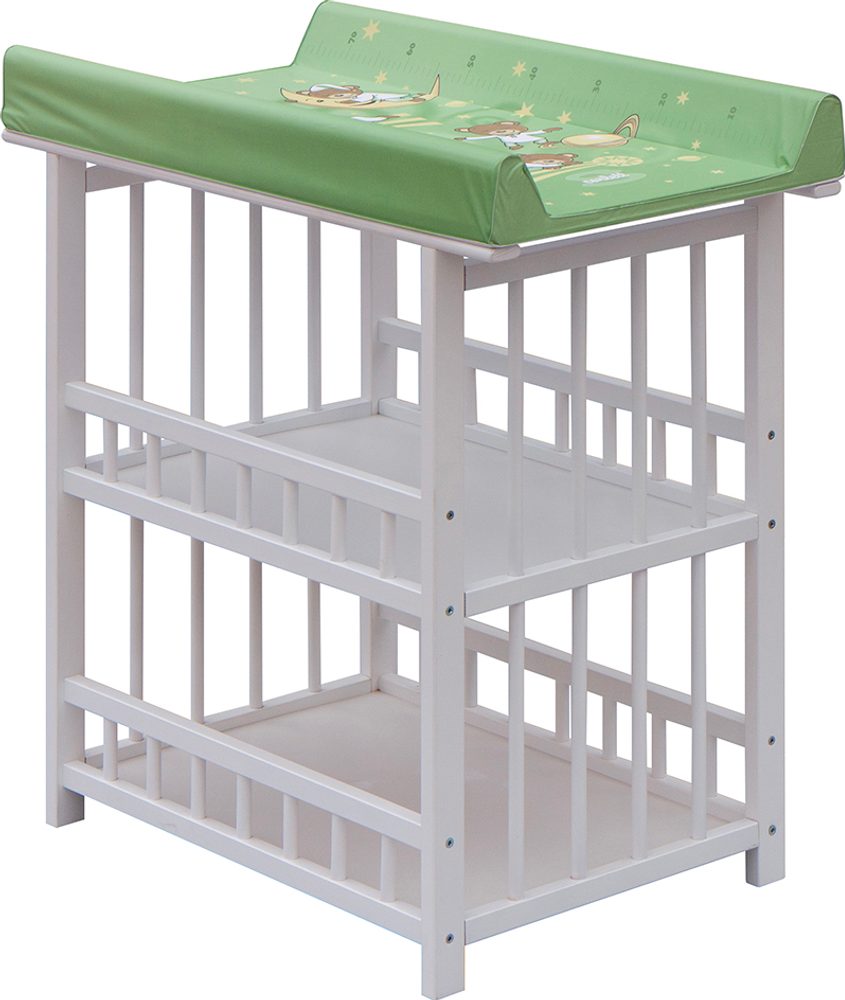 Scarlett Přebalovací pult Jáš Bílý Galaxy Zelené