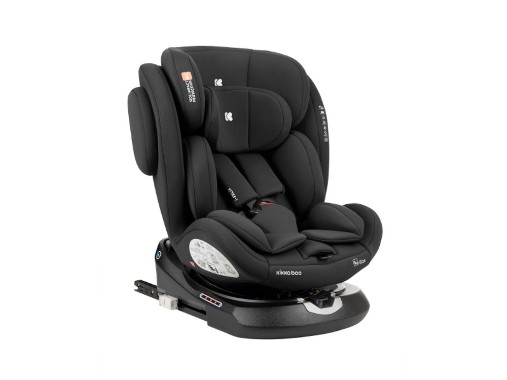 KikkaBoo Autosedačka 40-150 cm i-Felix i-SIZE Black