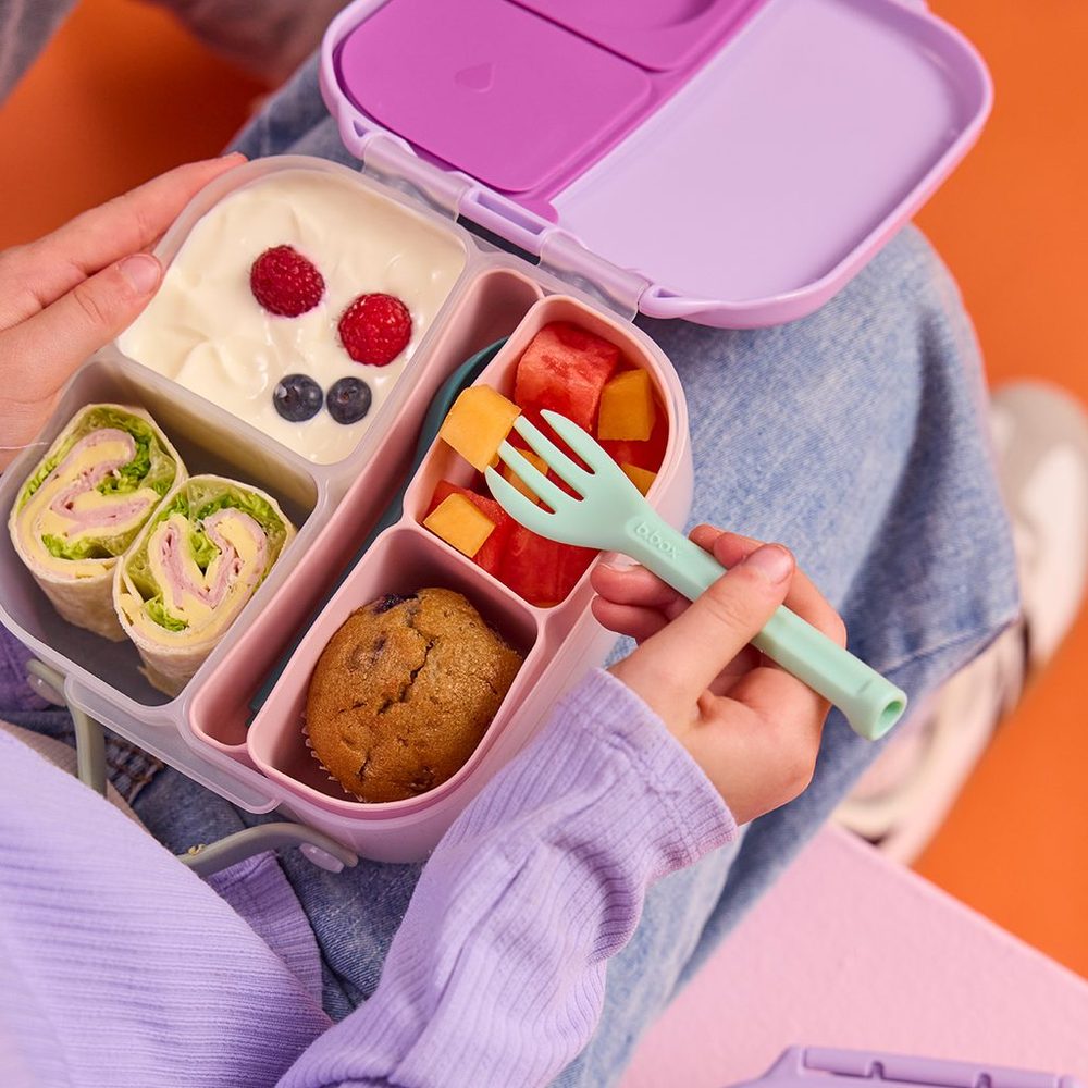 b.box Silikonový bento organizér do středního boxu - růžový (obrázek 11)
